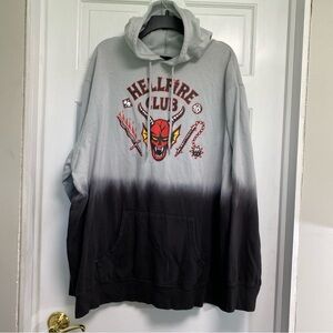 Stranger Things Hellfire Club Hoodie size 3XL Soft Comfortable Pre Loved